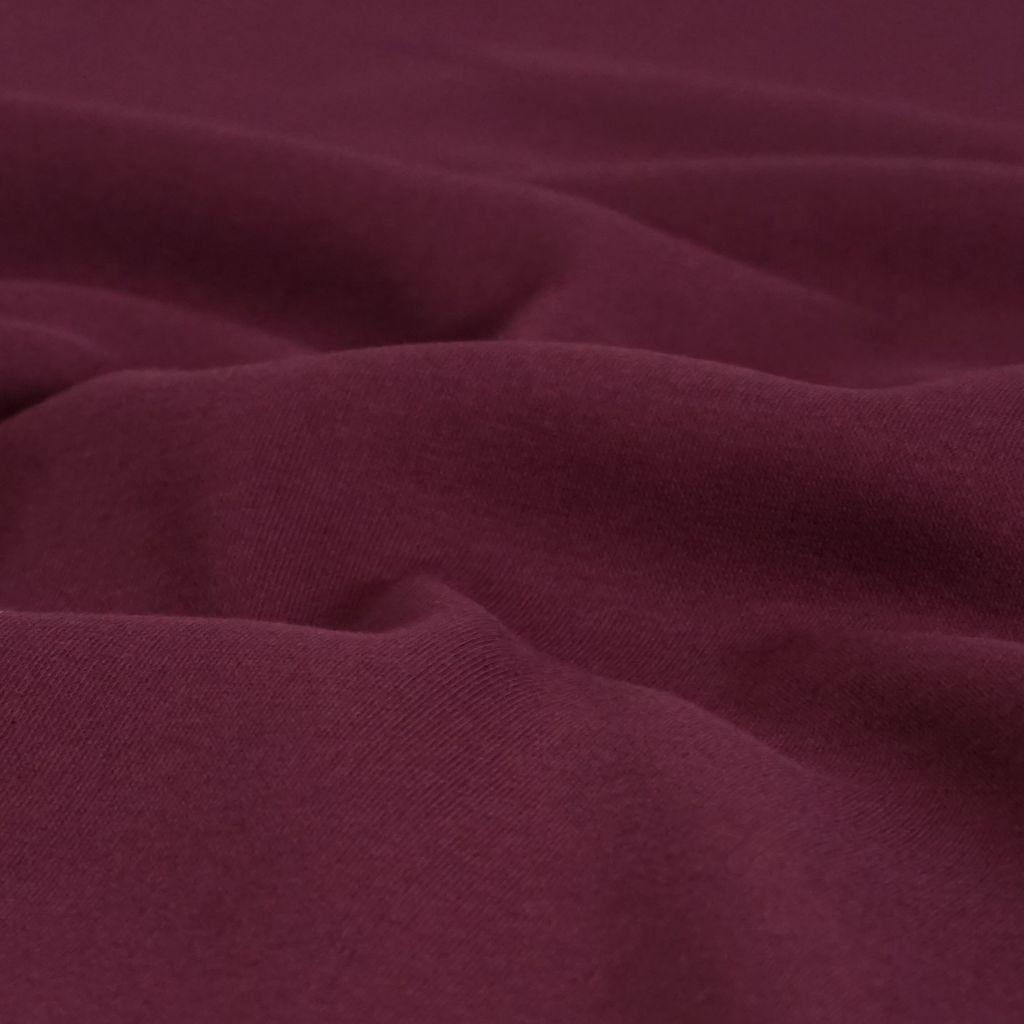 Heavy Sweat Stoff 70% CO uni weinrot